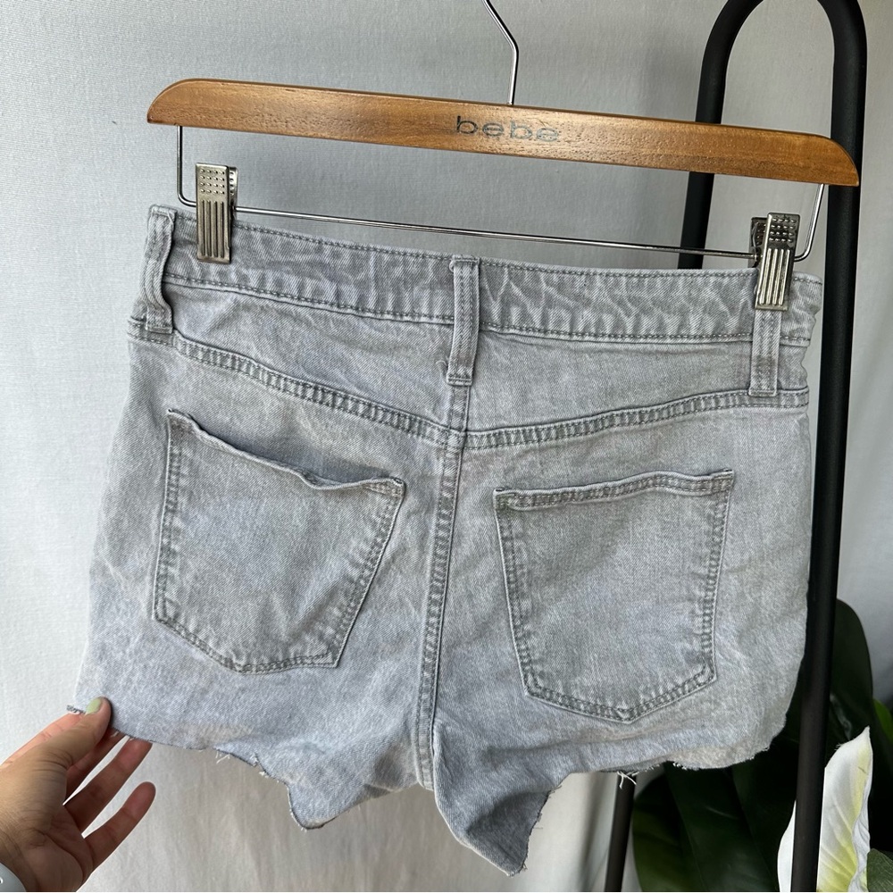 Universal Thread Vintage Midi Grey Button Fly Jea… - image 5